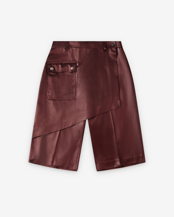 Kiko Kostadinov  - Women's Linnet Wrap Culottes - (Burnt Umber)