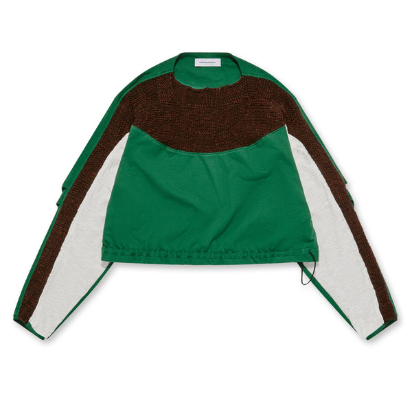 Kiko Kostadinov - Men’s Solon Knit Hybrid Long Sleeve Top - (Green)