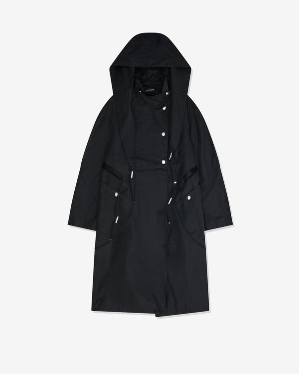 Kiko Kostadinov - Women's Herne Hooded Trench Coat - (Matte Black)