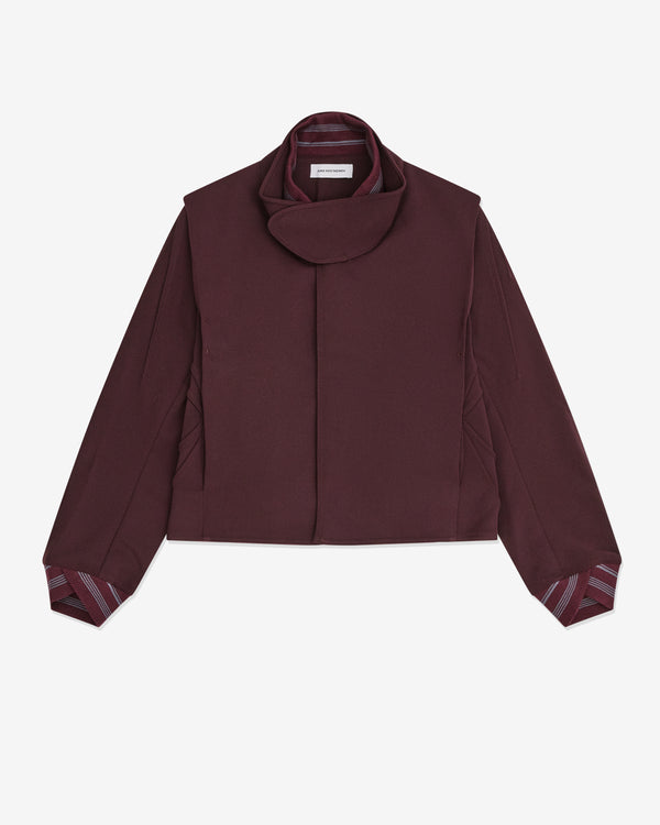 Kiko Kostadinov - Men's Ohne Bomber Jacket - (Maroon)