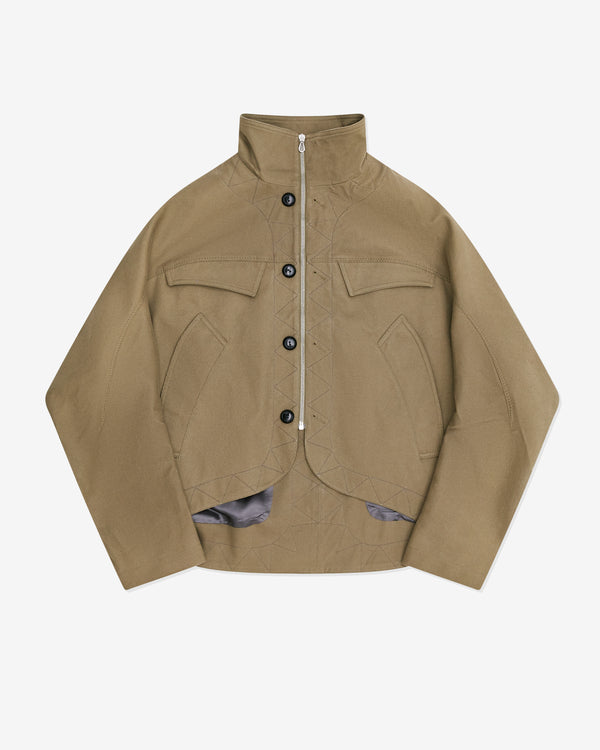 Kiko Kostadinov - Men's Jacklight Jacket - (Brass Green)