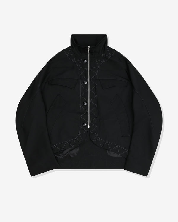 Kiko Kostadinov - Men's Jacklight Jacket - (Crow Black)