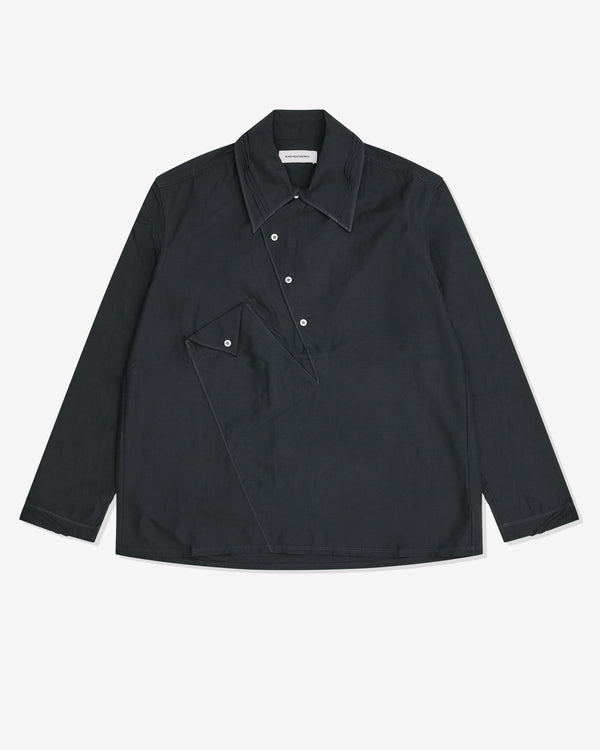 Kiko Kostadinov - Men's Jarocka Overshirt - (Jet Black)