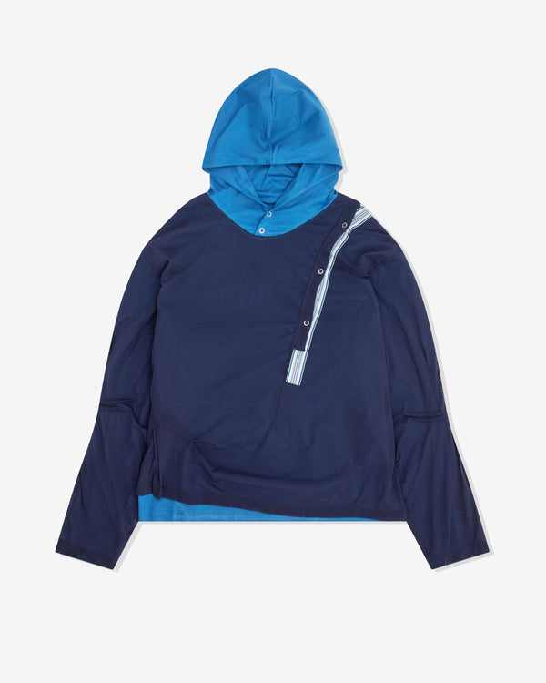 Kiko Kostadinov - Men's Inex Hooded Top - (Blue/Navy)