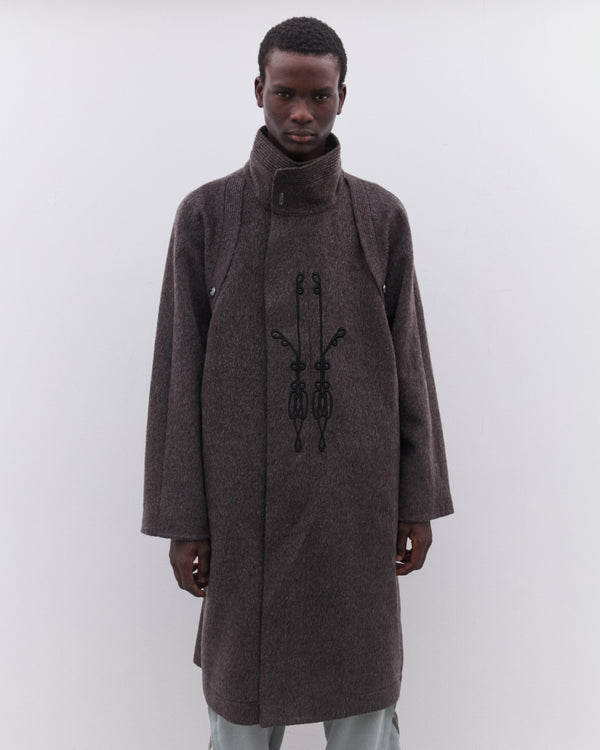 Kiko Kostadinov - Men’s Kormos Military Coat - (Washed Black)