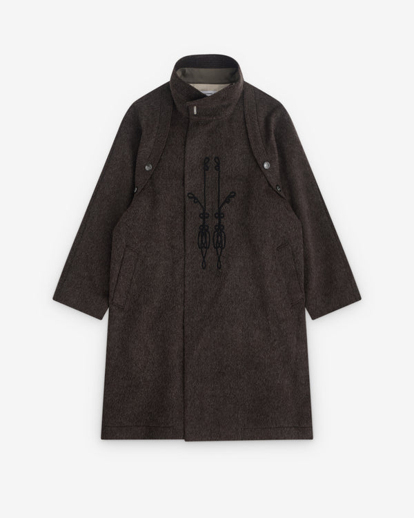 Kiko Kostadinov - Men’s Kormos Military Coat - (Washed Black)