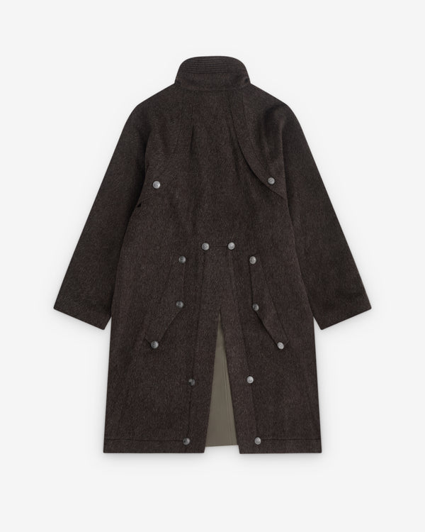 Kiko Kostadinov - Men’s Kormos Military Coat - (Washed Black)