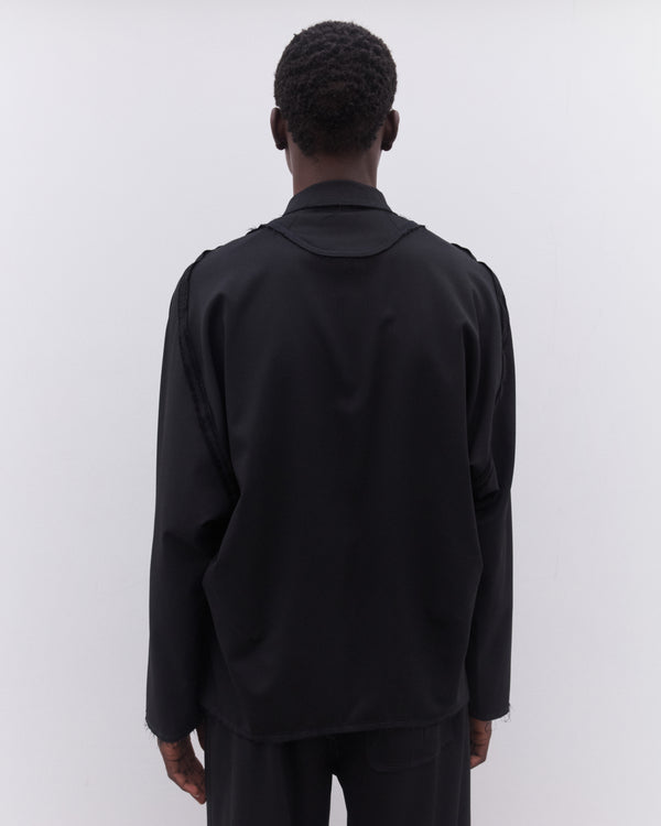 Kiko Kostadinov - Men’s Vig K-Dart Blazer - (Crow Black)