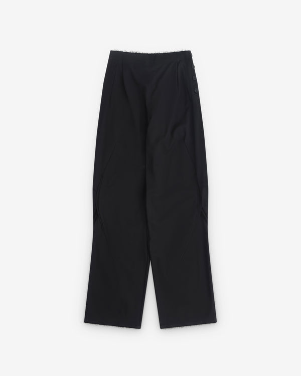 Kiko Kostadinov - Men’s Vig K-Dart Trouser - (Crow Black)