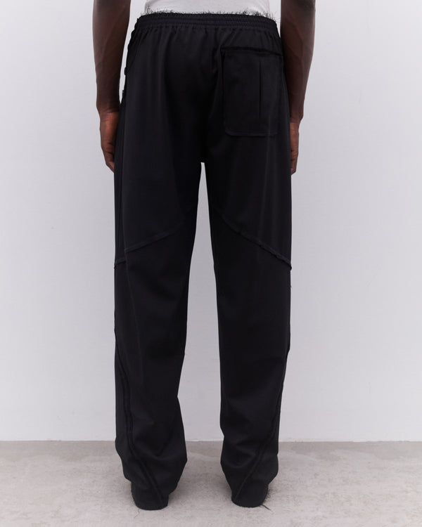 Kiko Kostadinov - Men’s Vig K-Dart Trouser - (Crow Black)