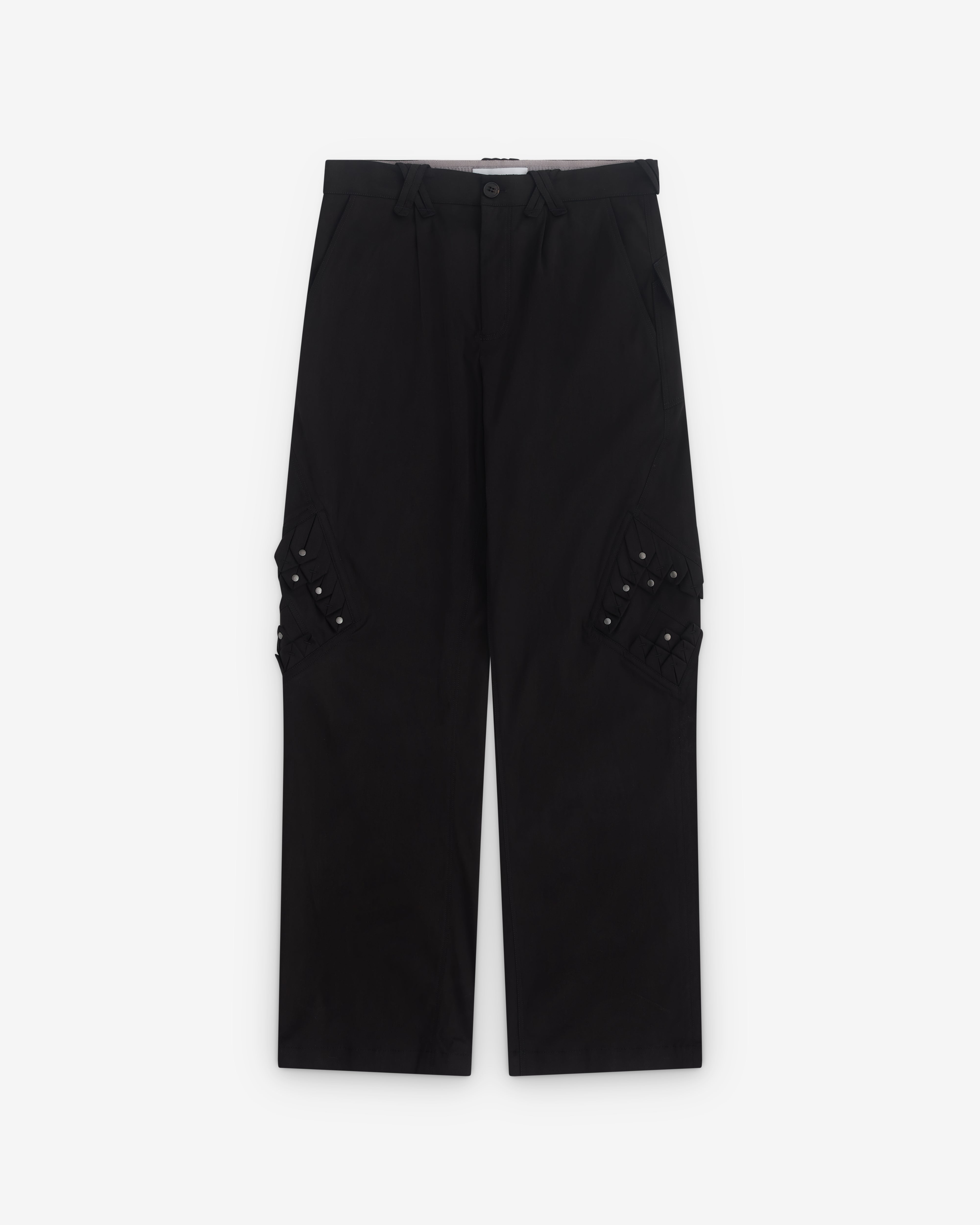 パンツ kiko kostadinov embroidery trouser 48 KIKO KOSTADINOV 【値下げ】Kiko Kostadinov フロントデザイン