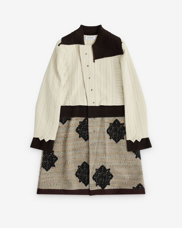 Kiko Kostadinov - Men’s Estike Long Coat - (Ivory)