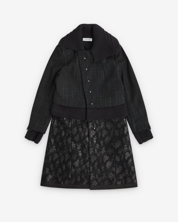 Kiko Kostadinov - Men’s Estike Long Coat - (Check)