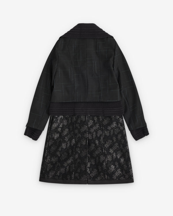 Kiko Kostadinov - Men’s Estike Long Coat - (Check)