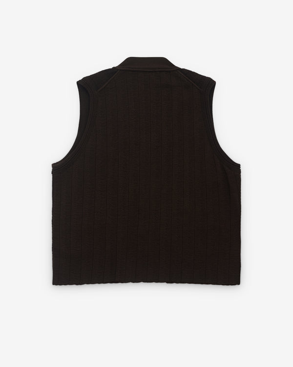 Kiko Kostadinov - Men’s Fitz Knit Vest - (Maroon)