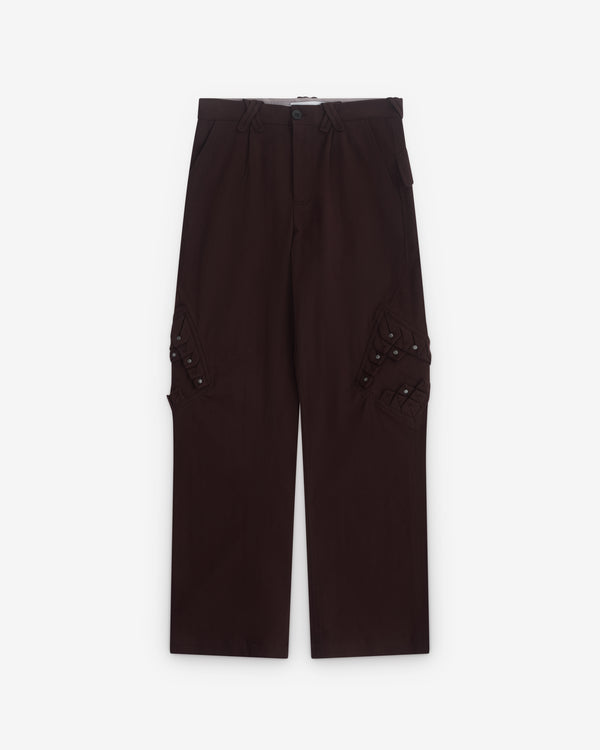 Kiko Kostadinov - Men’s Estike Trouser - (Wood Brown)