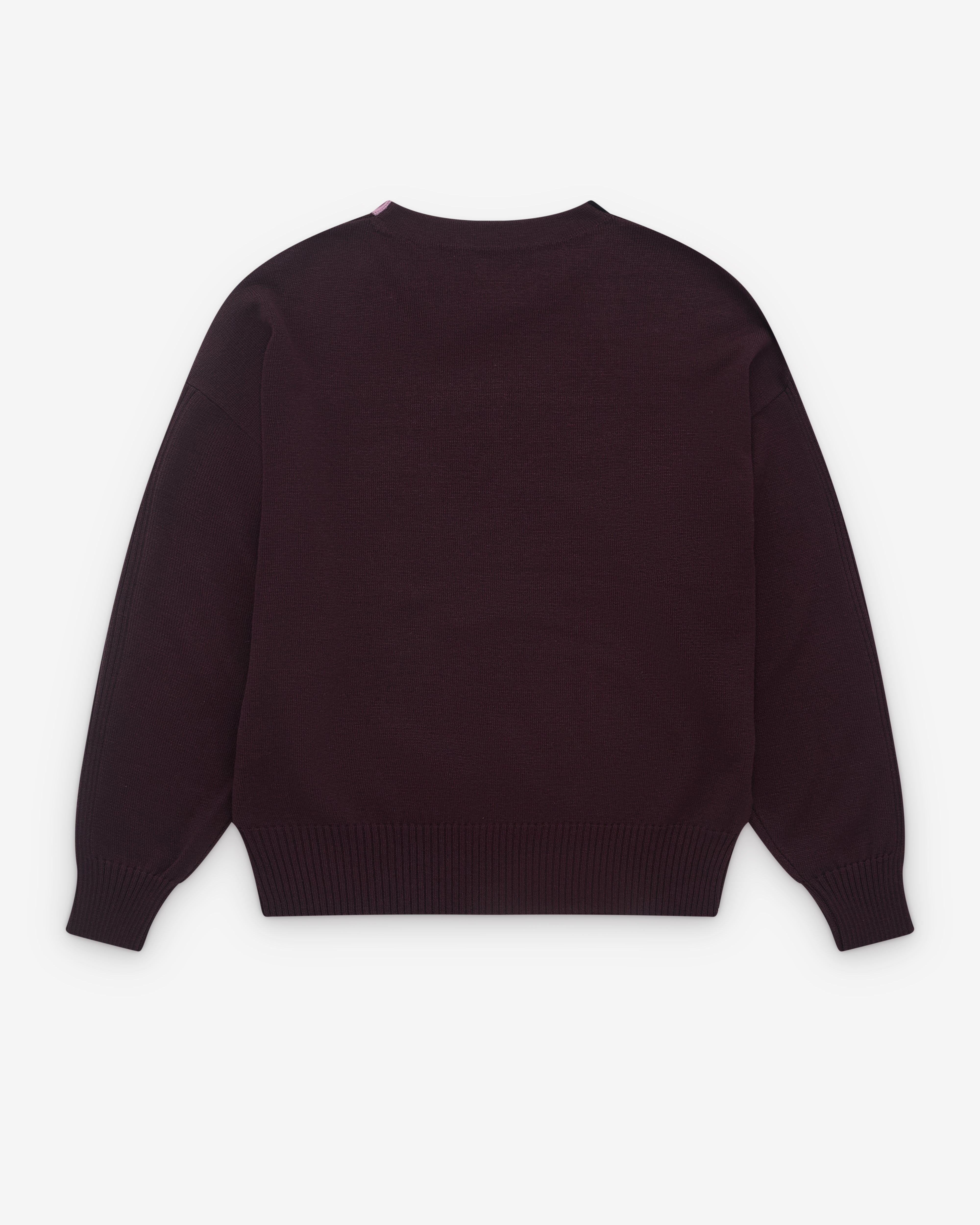 Kiko Kostadinov: Men's Vig Multi Collar Jumper (Dark Brown) | DSML