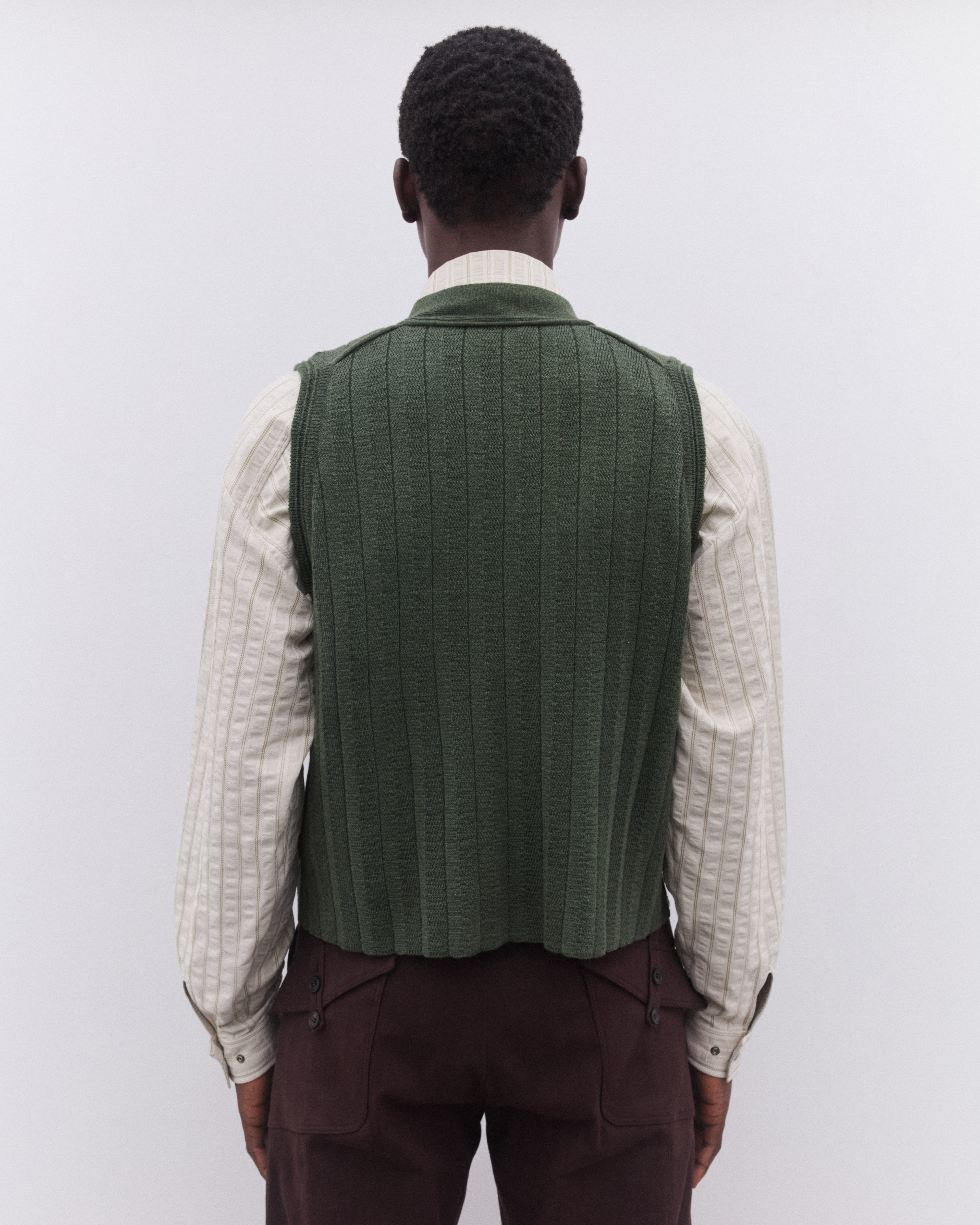 Kiko Kostadinov 22ss ジップニットベスト Kiko Kostadinov 22ss ジップニットベスト