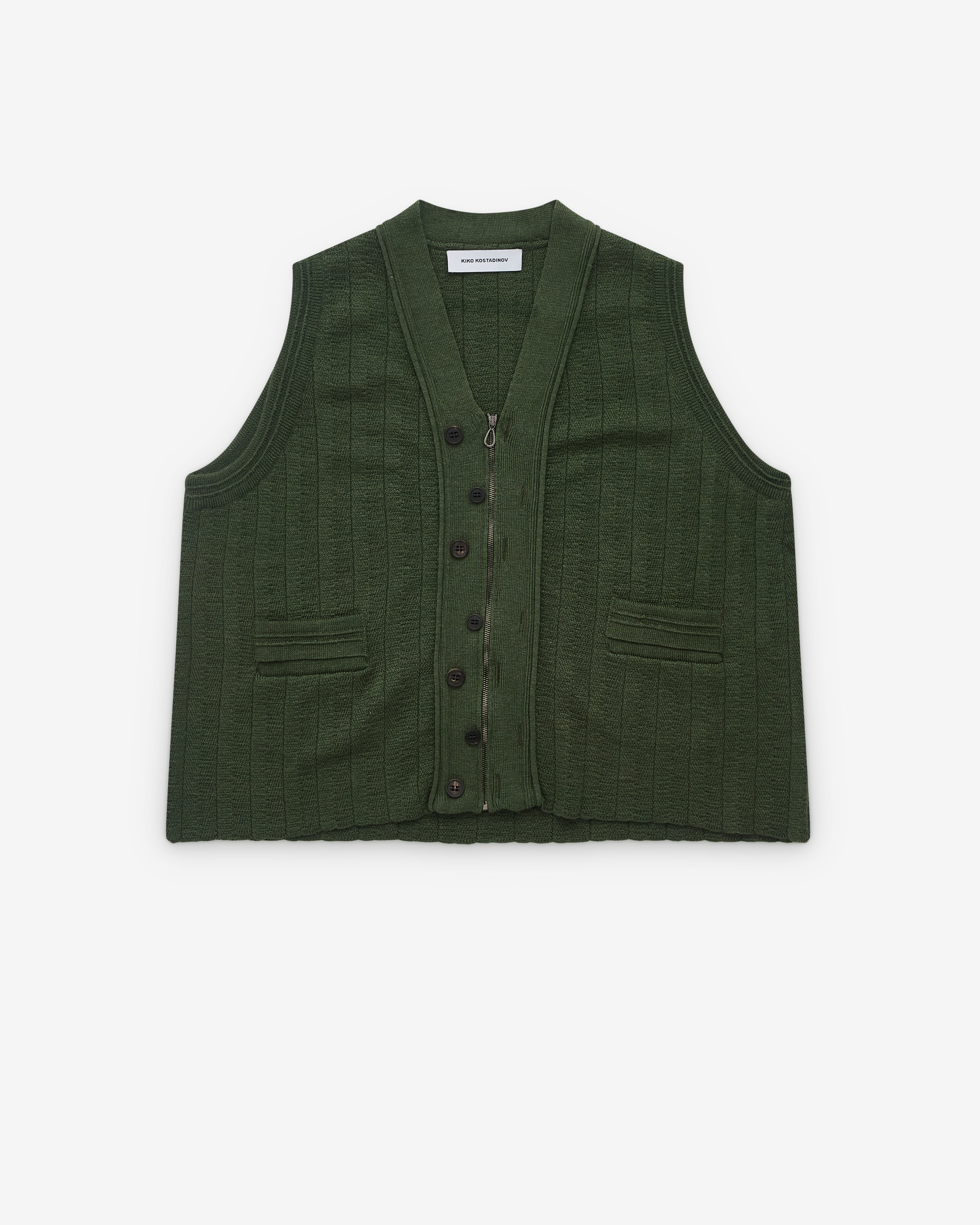 トップス kikokostadinov 24ss MERLI TWINSET VEST kikokostadinov 24ss MERLI TWINSET VEST Kiko Kostadinov(キコ