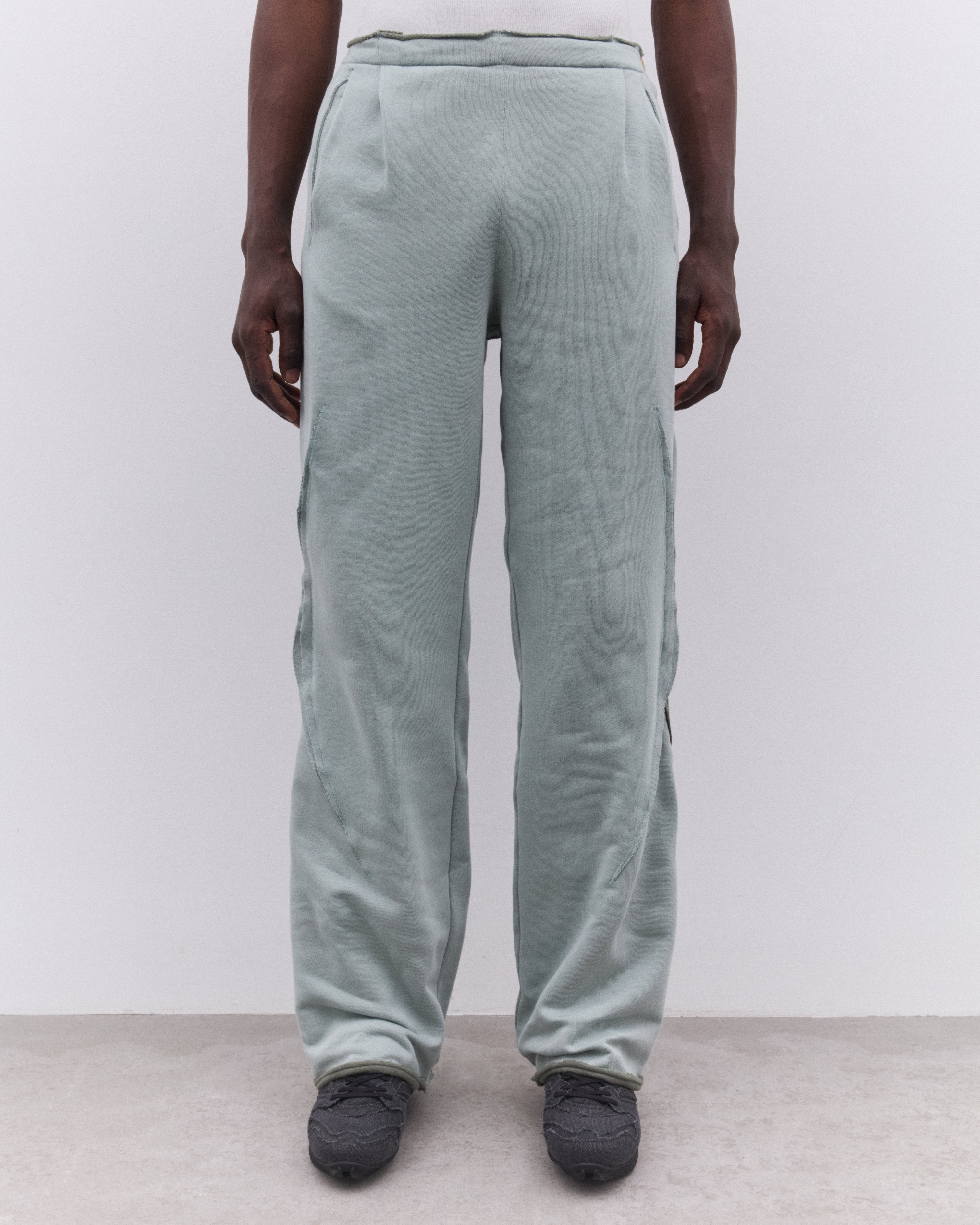 Kiko Kostadinov: Men's Vig K-Dart Trouser (Laurel Green) | Dover