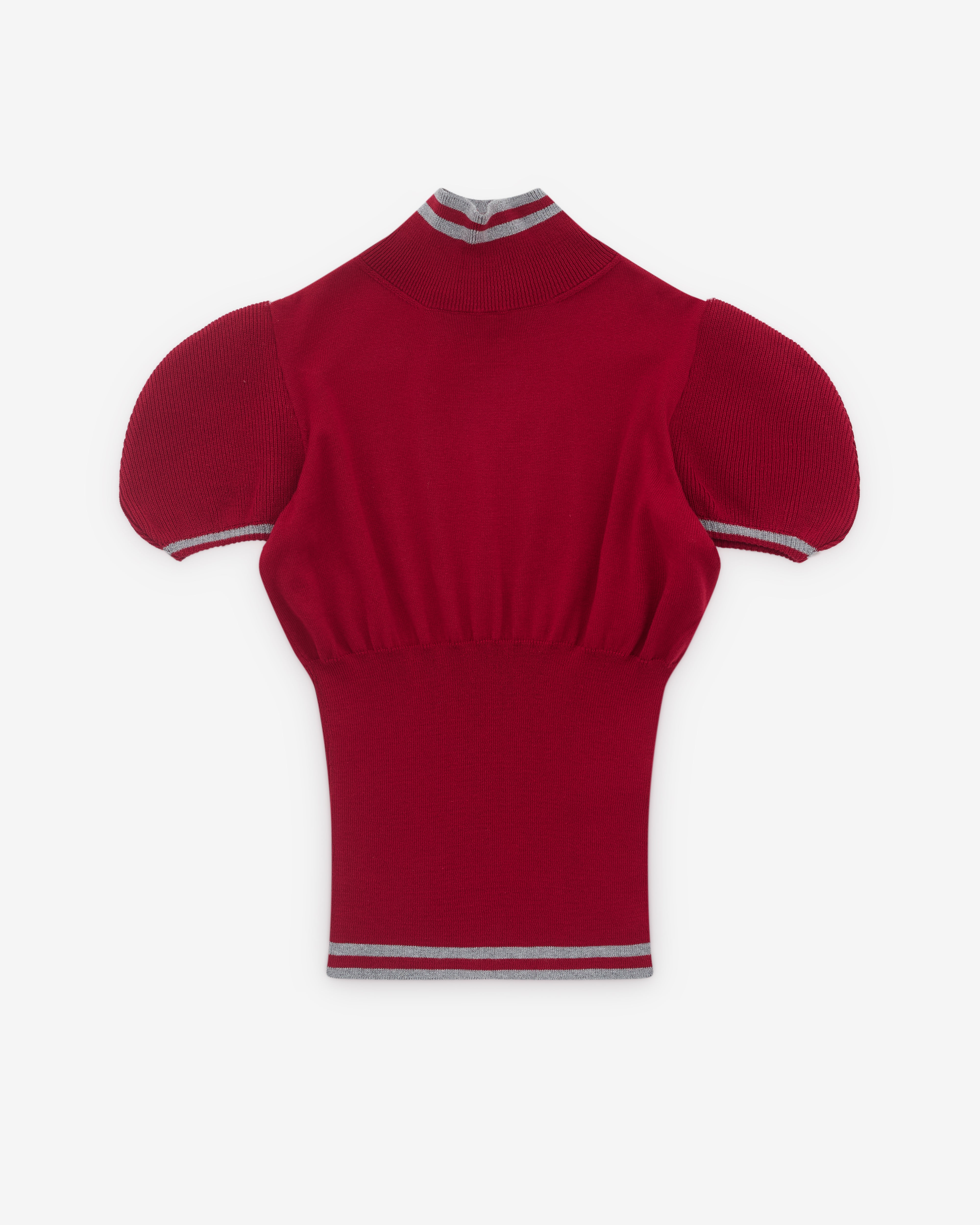 Kiko Kostadinov: Women's Simone Knit Top (Cherry Red) | DSML E-SHOP