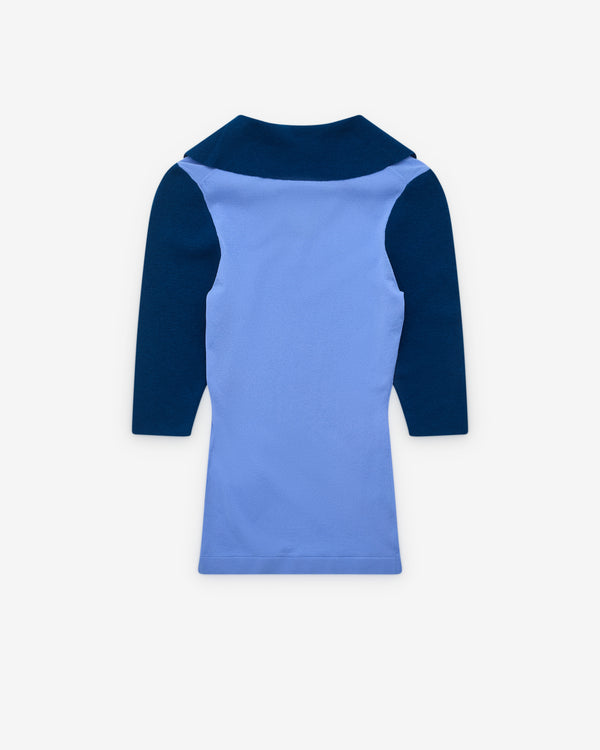 Kiko Kostadinov - Women’s Larissa Knit Polo - (Sky Blue)