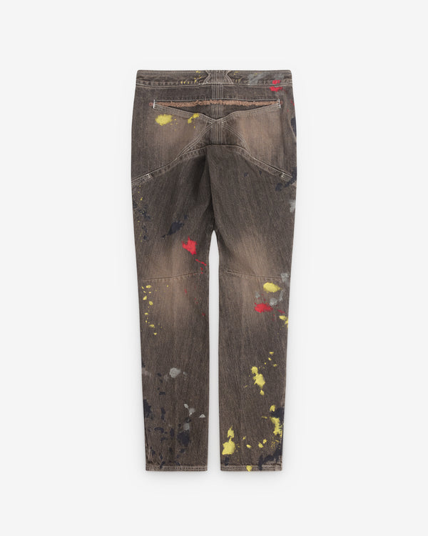 Kiko Kostadinov - Women's Painted Slim Jeans - (Washed Black)