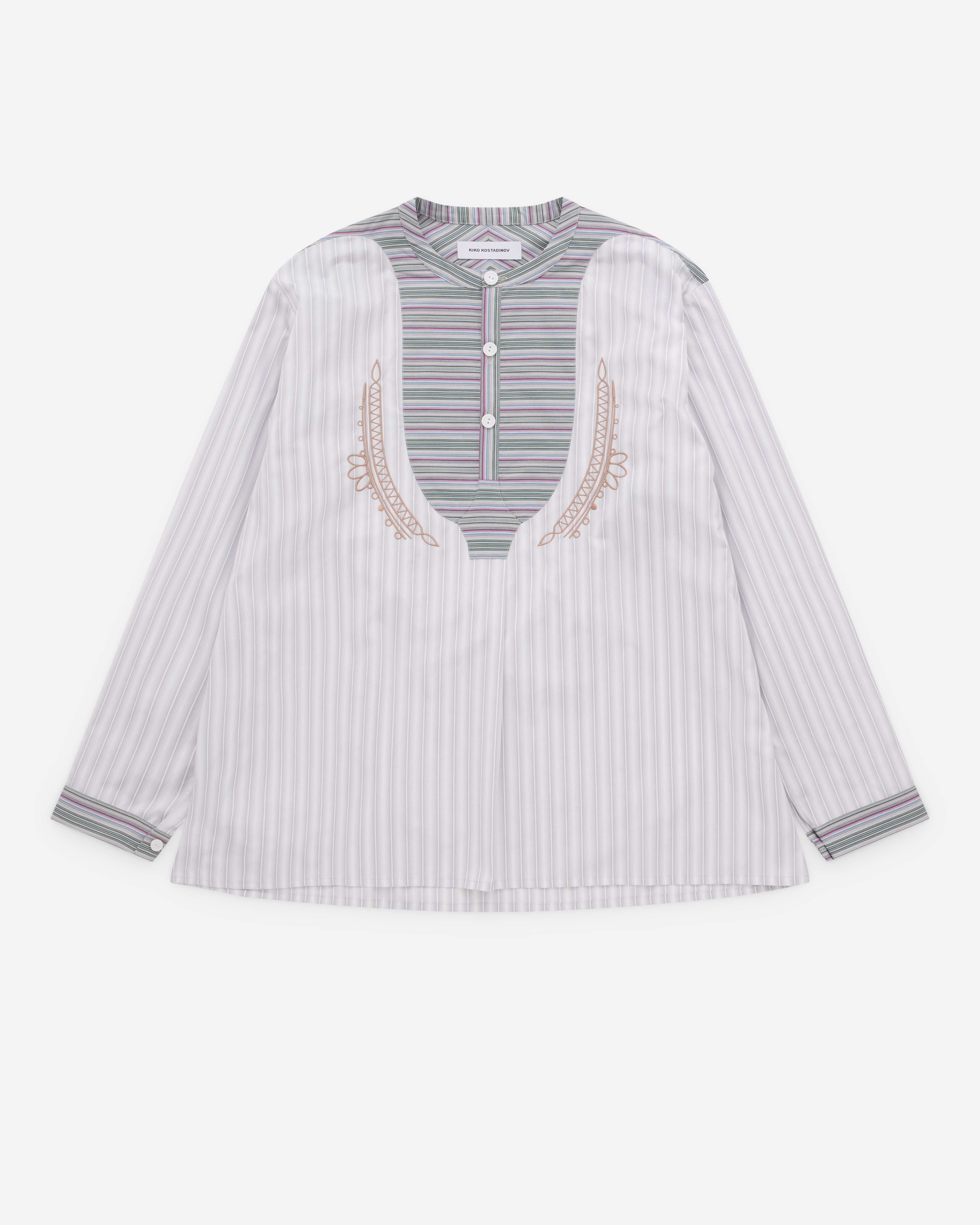 Kiko Kostadinov: Men's Kutch Overshirt (Grey Wid) | DSML E-SHOP
