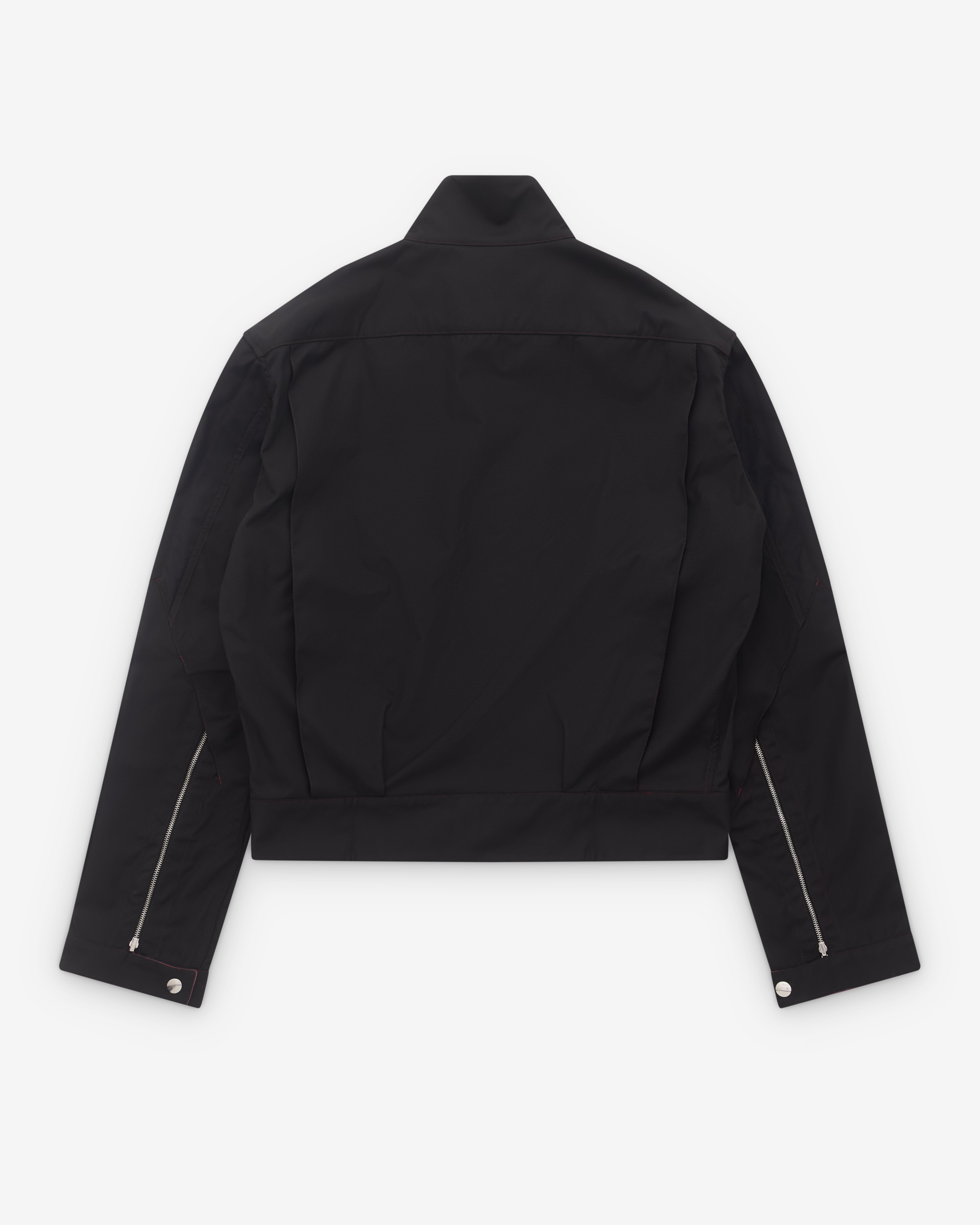 Kiko Kostadinov: Men's Triple Dart Reversible Jacket (Black