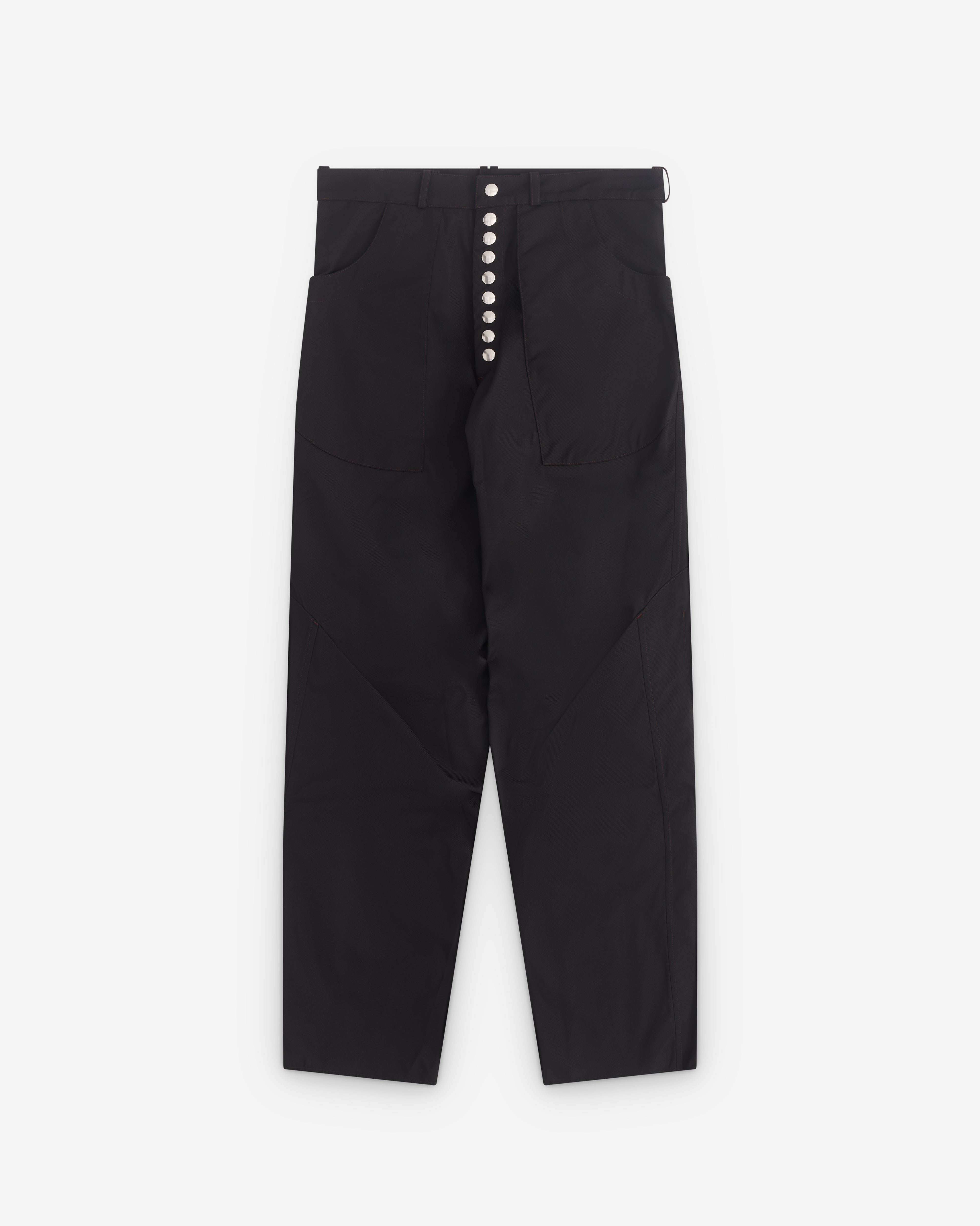 パンツ KIKO KOSTADINOV TRIPLE DART TROUSERS Kiko Kostadinov: Men's Triple Dart Reversible Trousers (Black