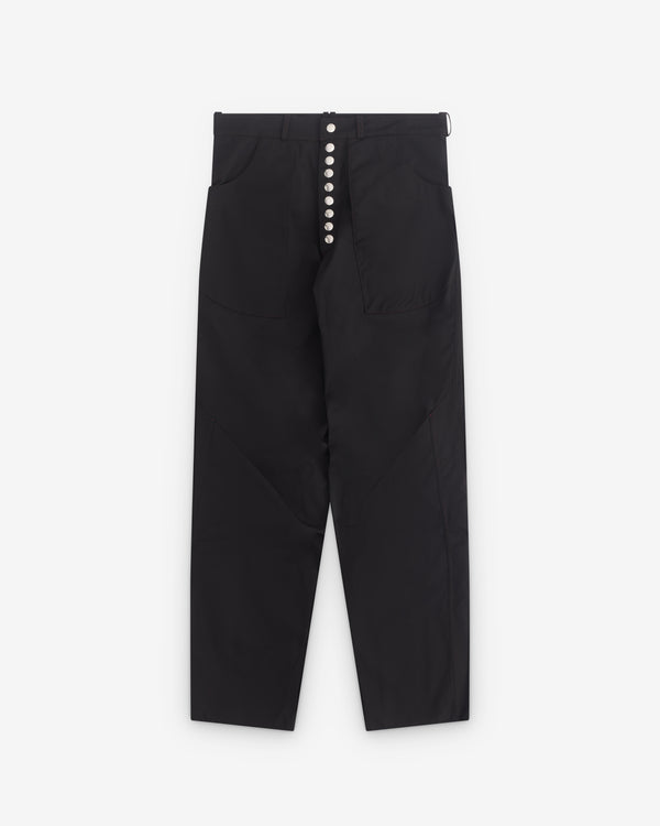 Kiko Kostadinov - Men's Triple Dart Reversible Trousers - (Black)