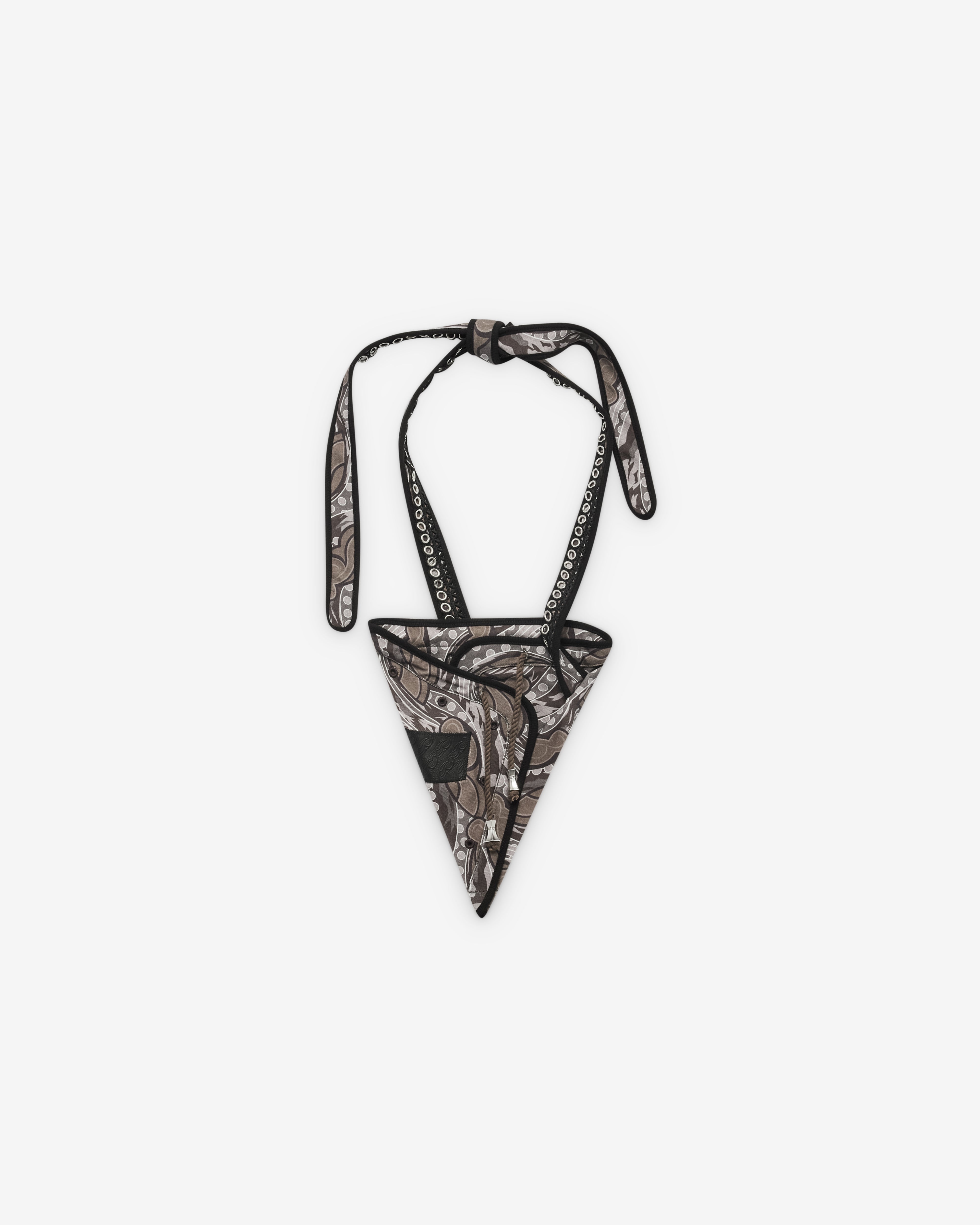 Kiko Kostadinov: Men's Hatha Jersey Bag (Iron/Black) | Dover