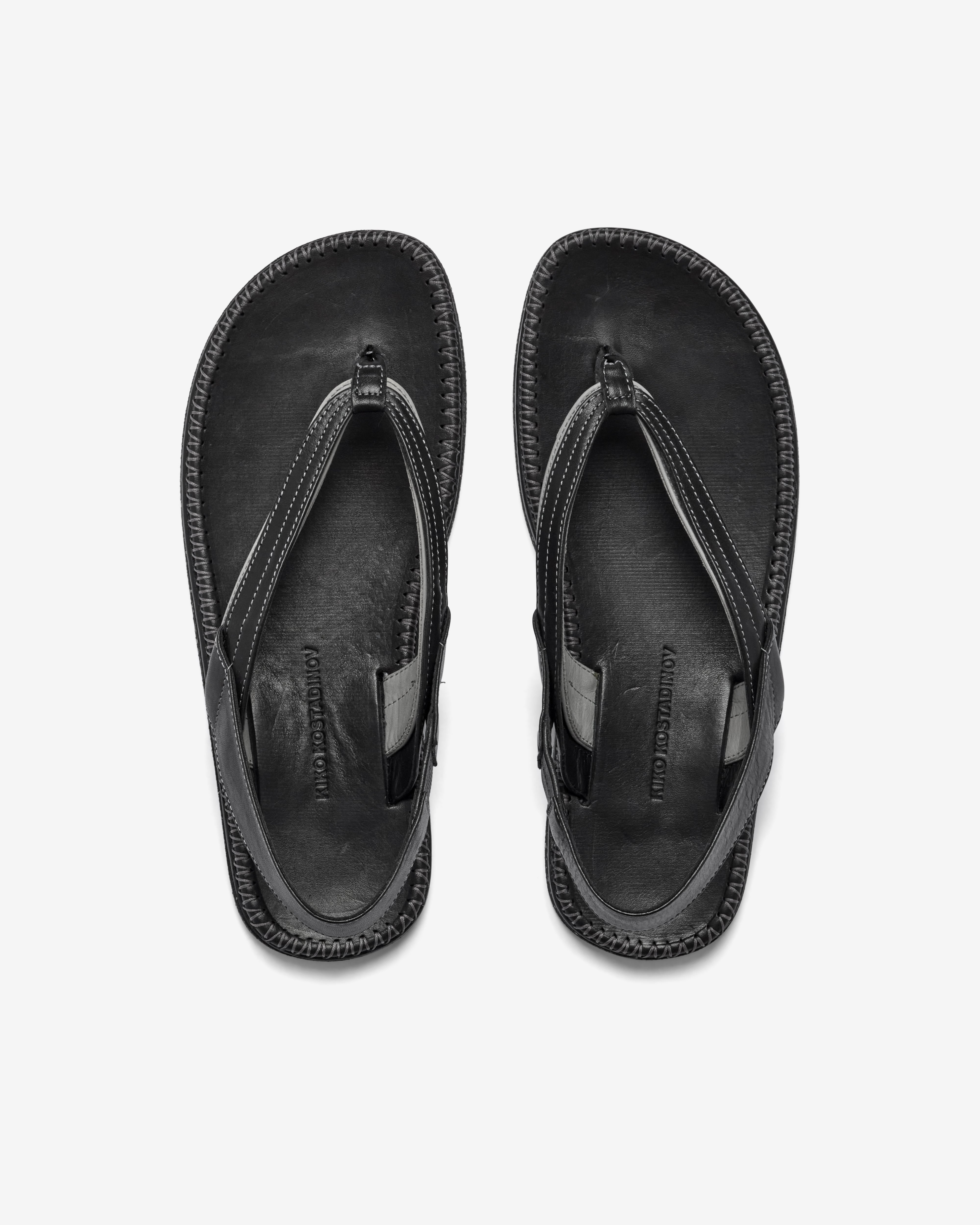 Kiko Kostadinov: Men's Andras Sandals (Onyx) | Dover Street Market