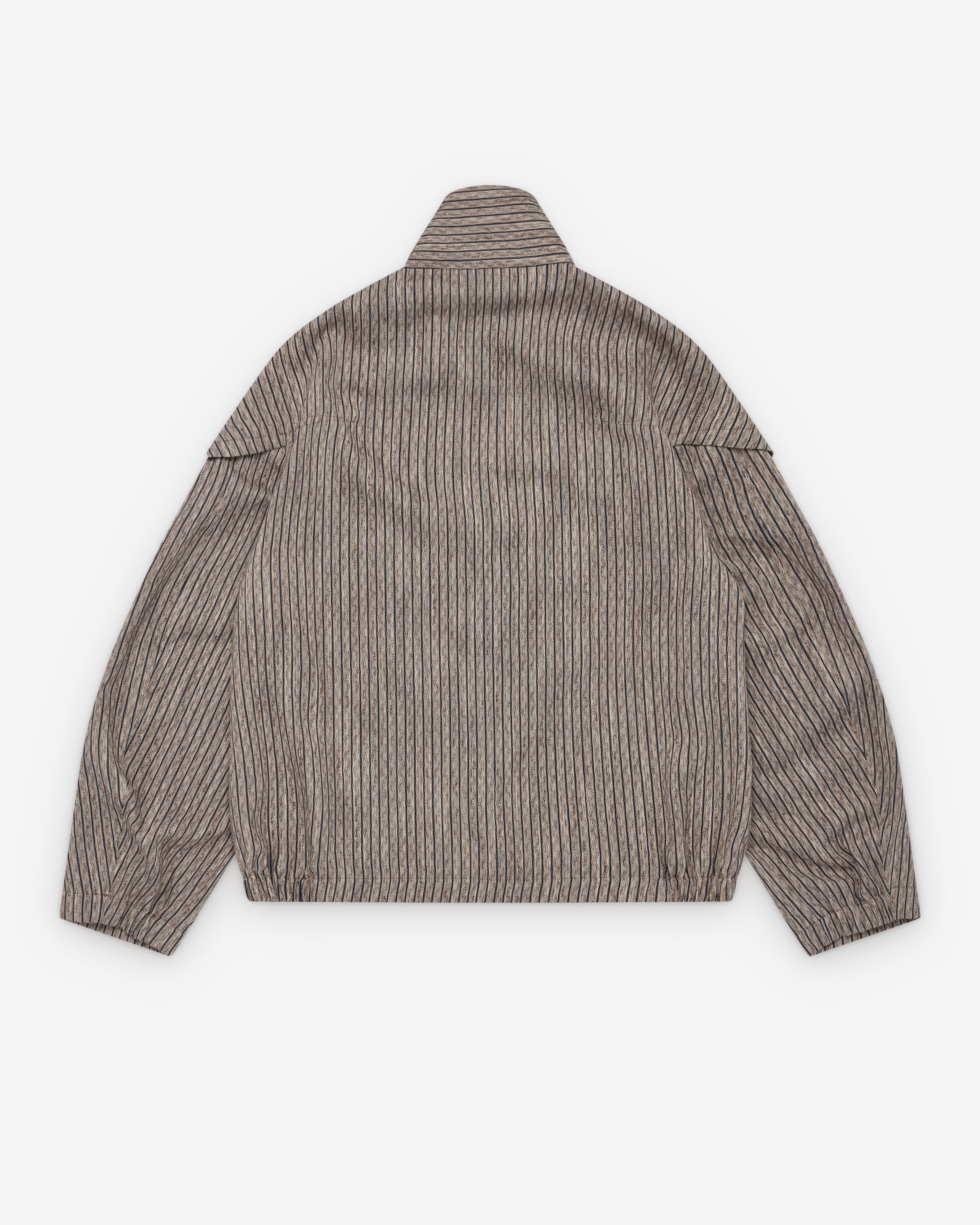 Kiko Kostadinov: Men's Farkas Pullover Jacket (Tan/Black) | Dover