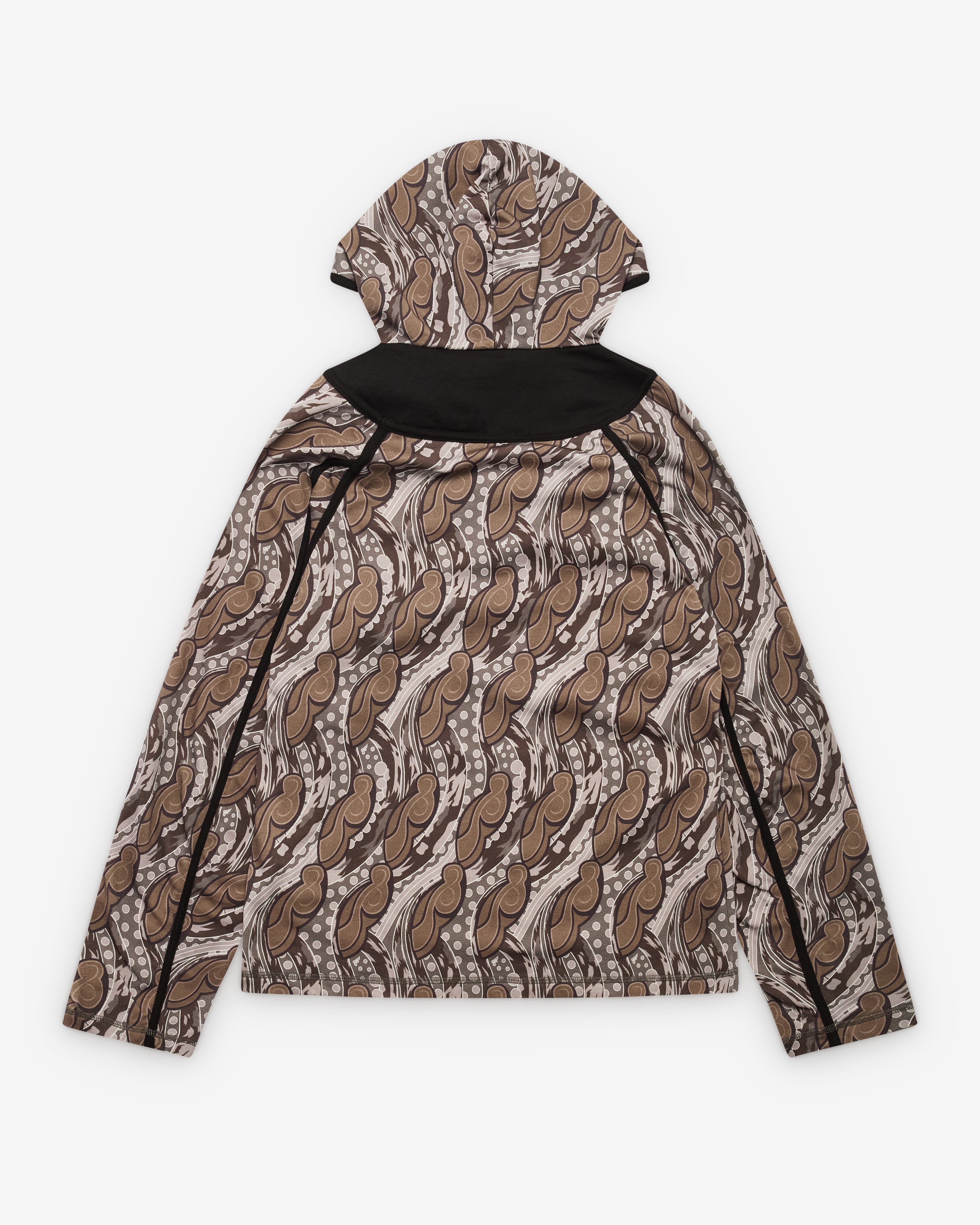 Kiko Kostadinov: Men's Gizi Hooded Top (Iron/Black) | Dover Street