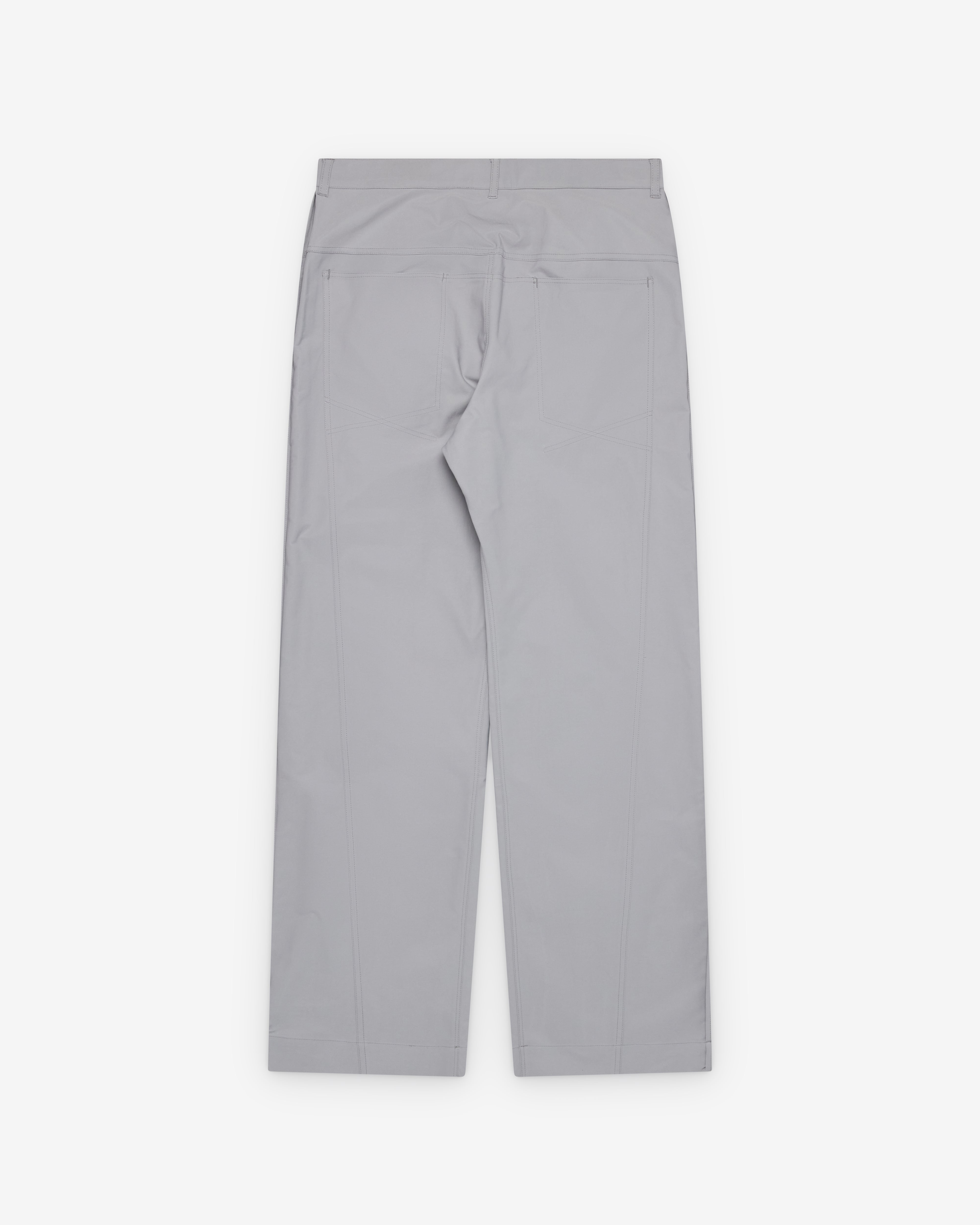 Kiko Kostadinov: Men's Komlo Trouser (Pebble Grey) | Dover Street