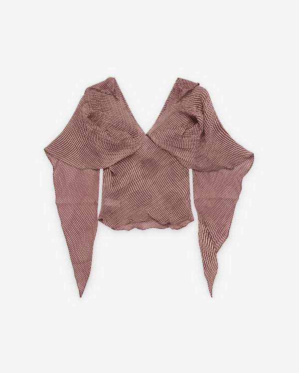 Kiko Kostadinov - Women's Plexus Blouse - (Bordeaux)