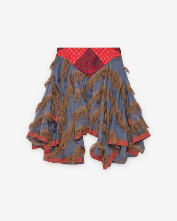 Kiko Kostadinov - Women's Klapheck Skirt - (Mariners Blue/Sandst)