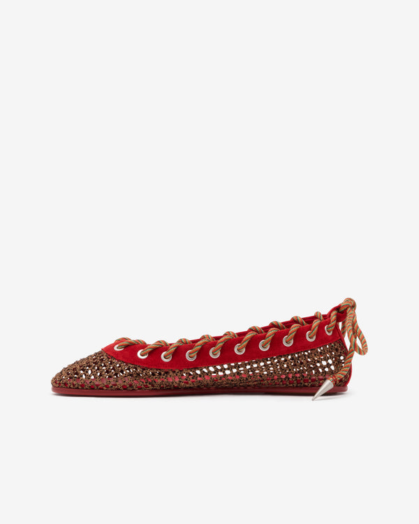 Kiko Kostadinov - Women's Reticella Ballerina - (Red)