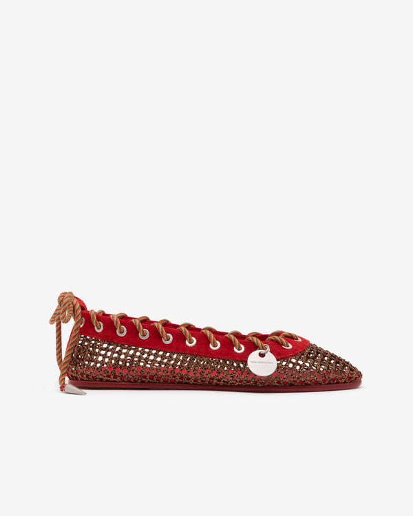 Kiko Kostadinov - Women's Reticella Ballerina - (Red)