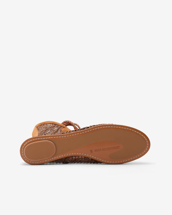 Kiko Kostadinov - Women's Reticella Lace Up Boot - (Caramel)