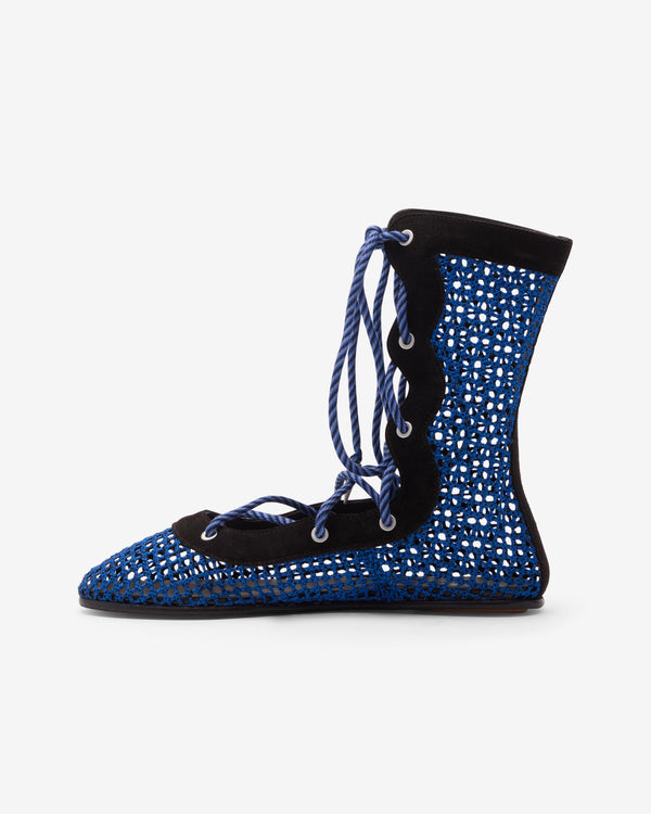 Kiko Kostadinov - Women's Reticella Lace Up Boot - (Sapphire)