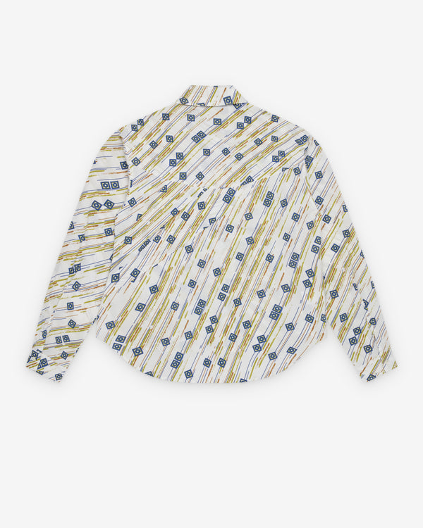 Kiko Kostadinov  - Men's Ohne K-Dart Shirt - (Floral Brush)