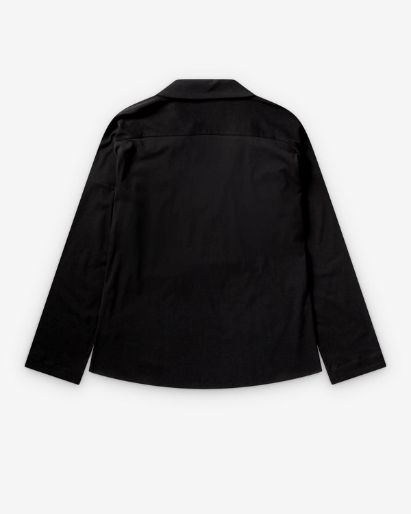 Kiko Kostadinov  - Men's Iskar Draped Shirt - (True Black)