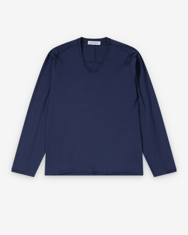 Kiko Kostadinov  - Men's Astro Long Sleeve Top - (Ink Blue)