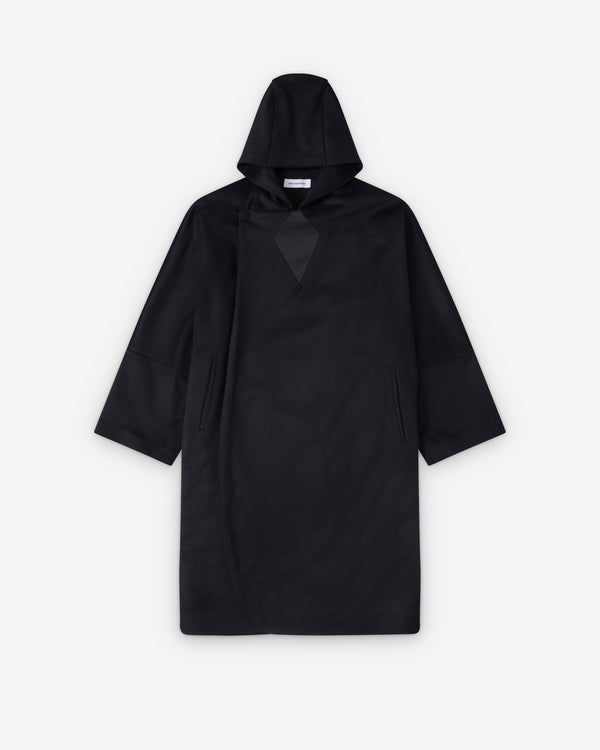 Kiko Kostadinov  - Men's Munno Hooded Coat - (Obsidian)