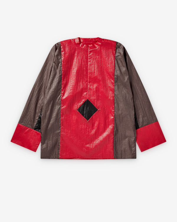 Kiko Kostadinov  - Men's Hertel Stripe Pullover - (Crimson)