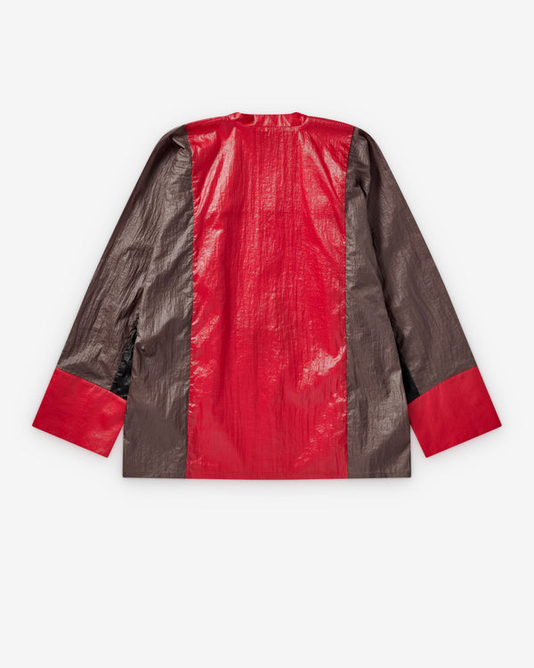Kiko Kostadinov  - Men's Hertel Stripe Pullover - (Crimson)