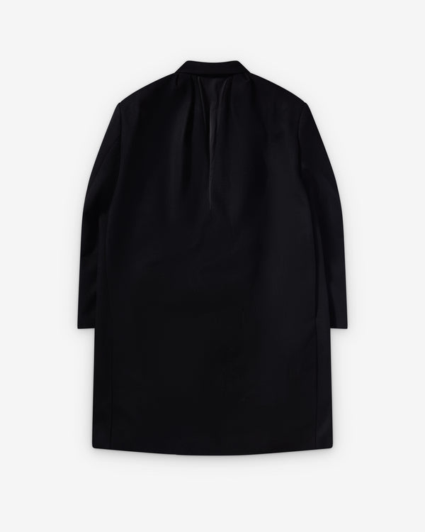 Kiko Kostadinov  - Men's Epelde Overcoat - (Deep Black)