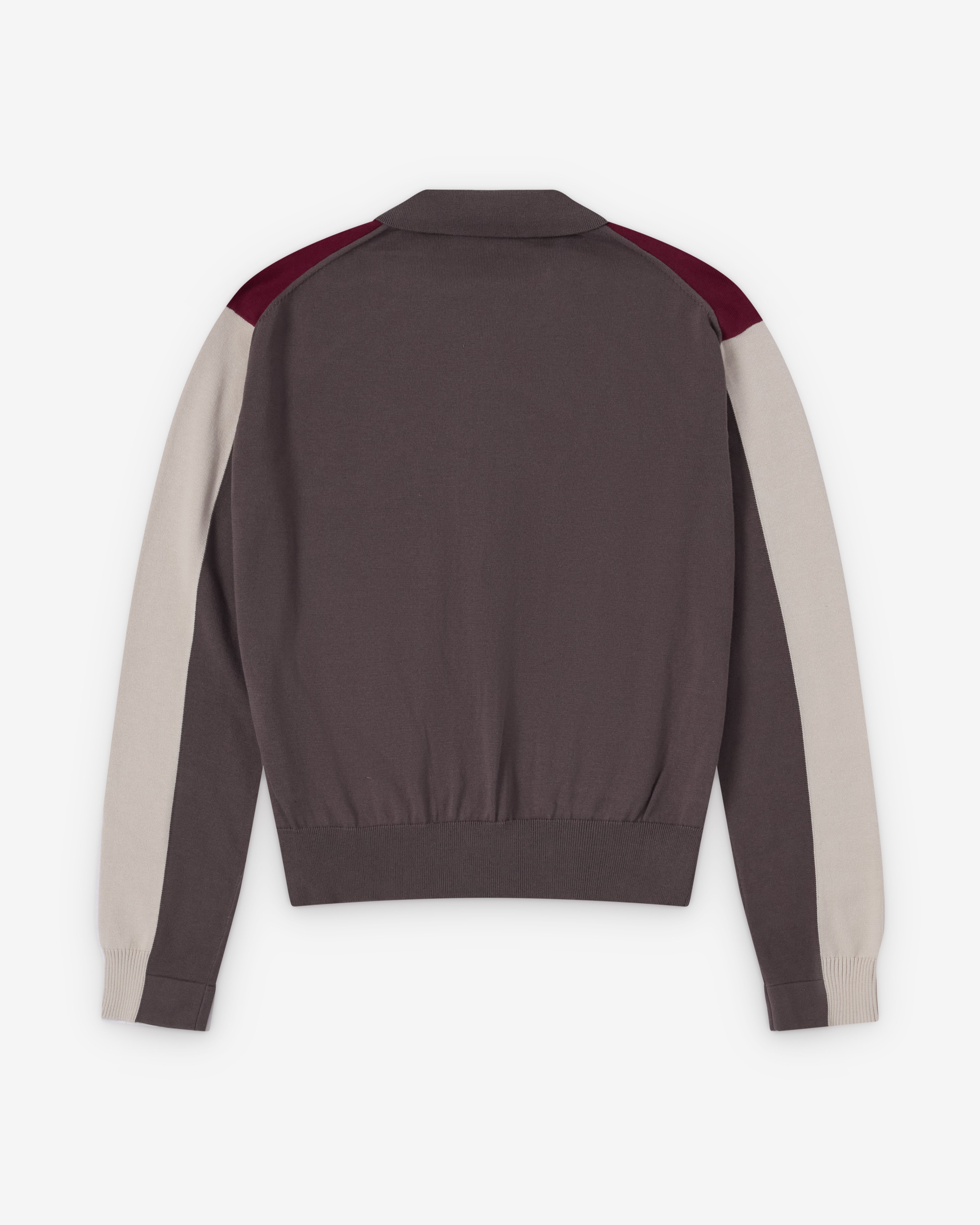 Kiko Kostadinov : Men's Munno Knit Cardigan (Slate Grey) | Dover